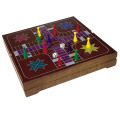 Wooden Nine Men&#39;s Morris und Ludo Brettspiel